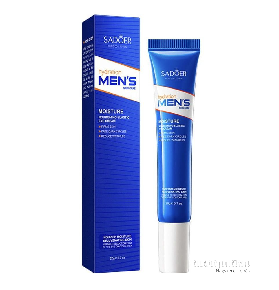 Sadoer Men's skin care hidratáló szemkörnyékápoló krém 20 g SD52254 Sadoer Men's skin care hidratáló szemkörnyékápoló krém 20 g SD52254