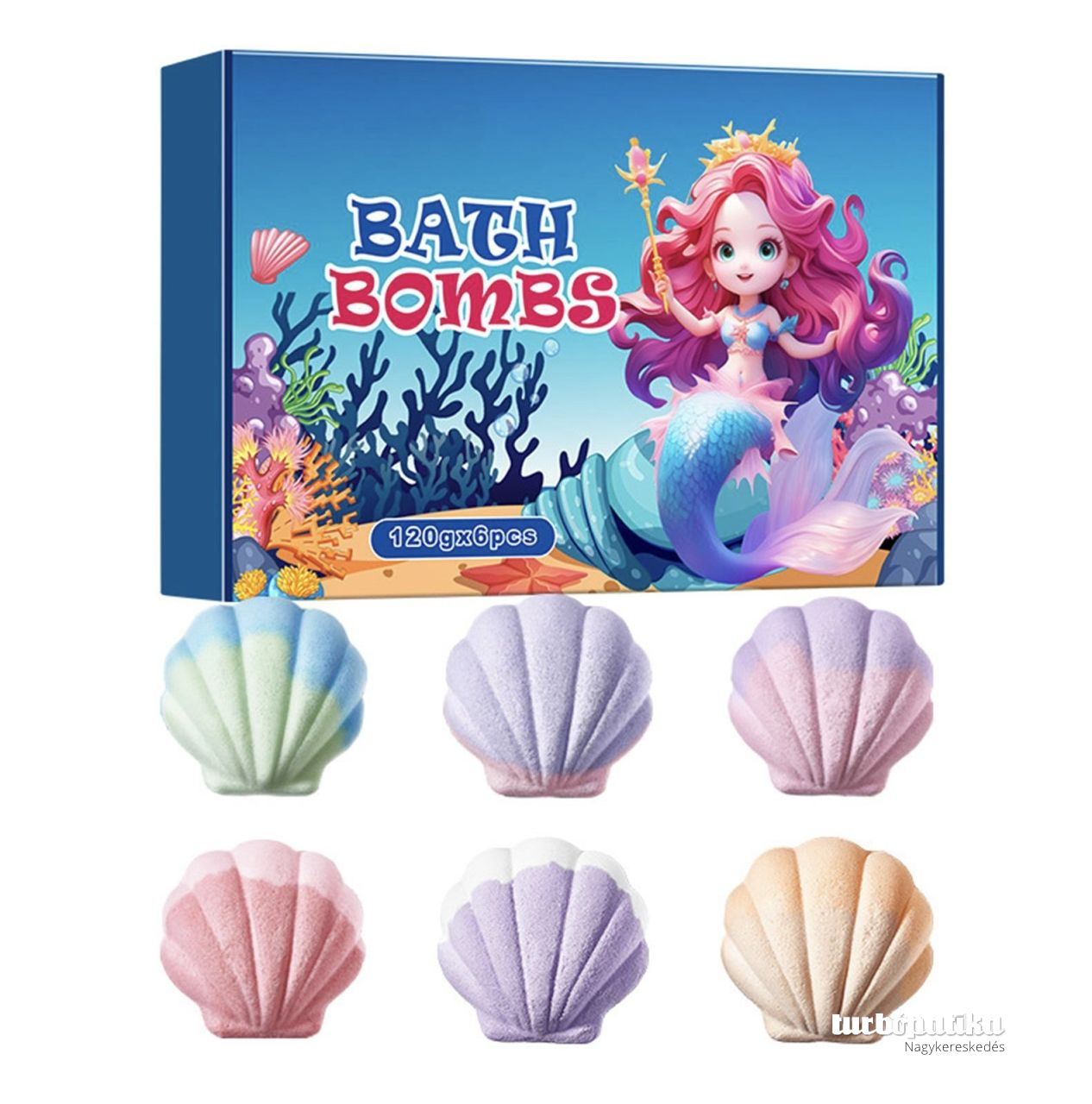 Sadoer fürdőbomba 120gx6 db Kagyló Sadoer fürdőbomba 120gx6 db Kagyló