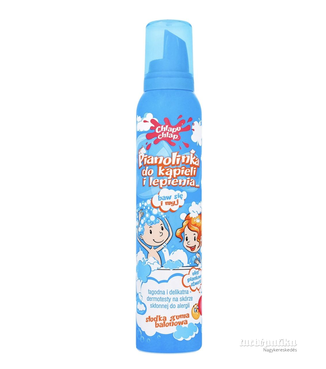Chlapu Chlap gyermek formázható habszappan Rágógumi illattal 200 ml