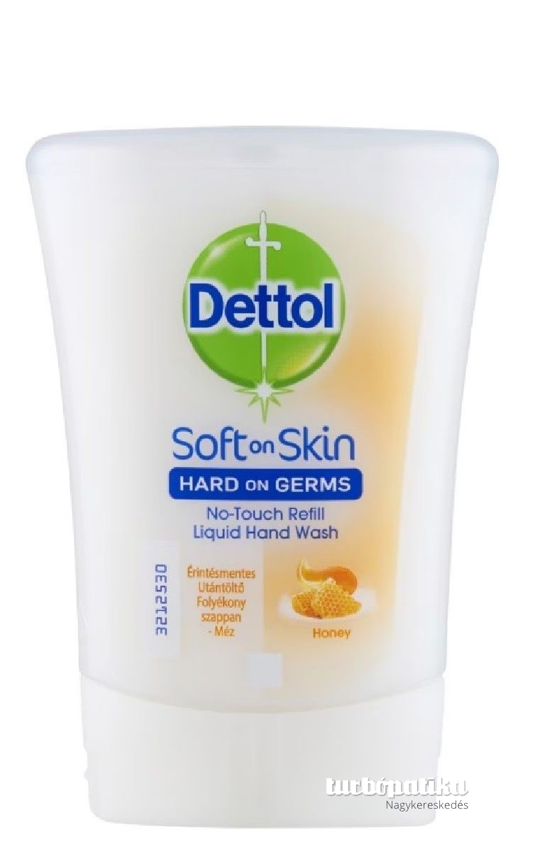 Dettol utántöltő 250ml érintés nélküli szappanadagolóhoz Méz