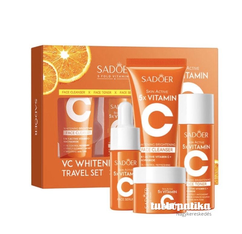 Sadoer C-vitaminos arcápoló utazó szett (4 db-os) SD49445 