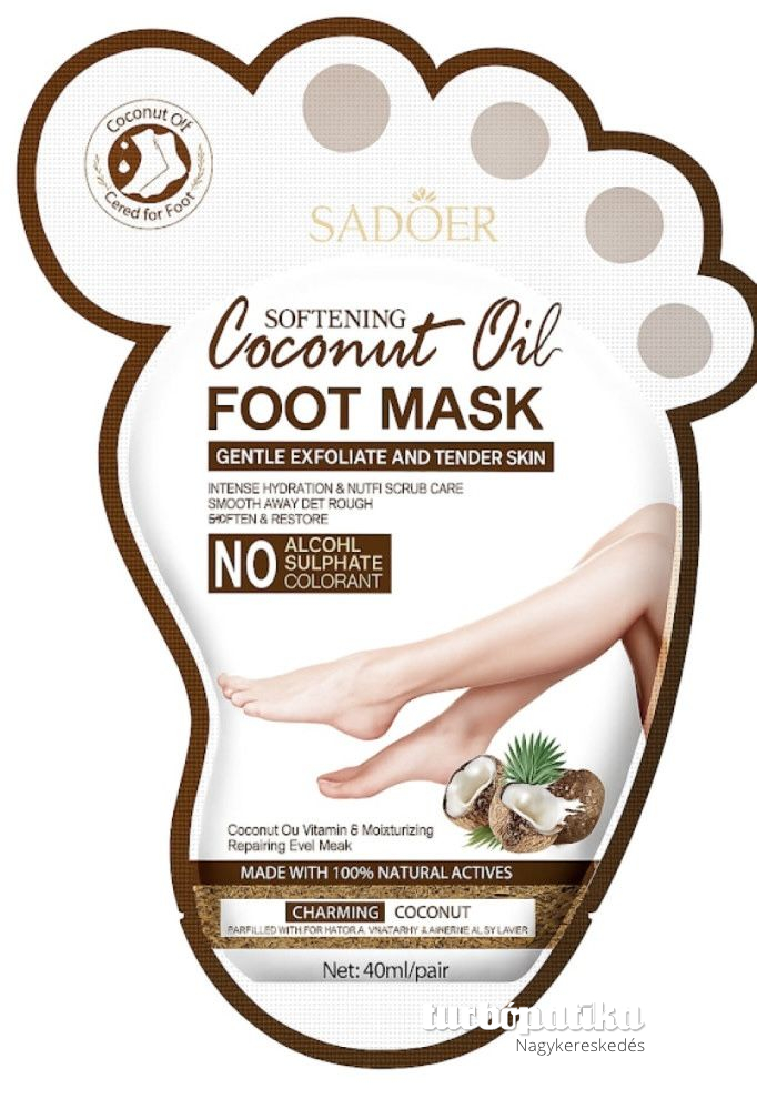 Sadoer kókuszolajos lábmaszk 40 ml