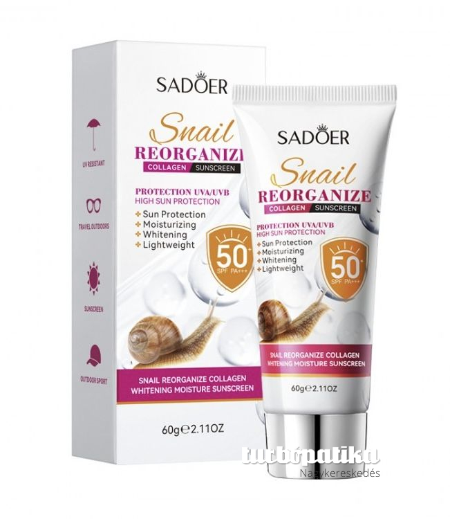 Sadoer Csiganyál Collagen fényvédő krém SPF 50+ 60 g