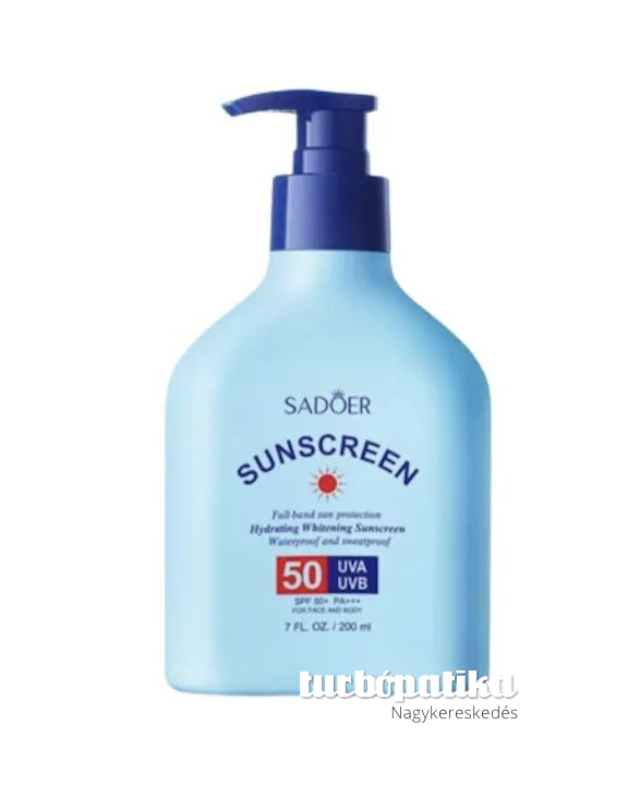 Sadoer fényvédő hidratáló naptej SPF50 220 ml SD58093