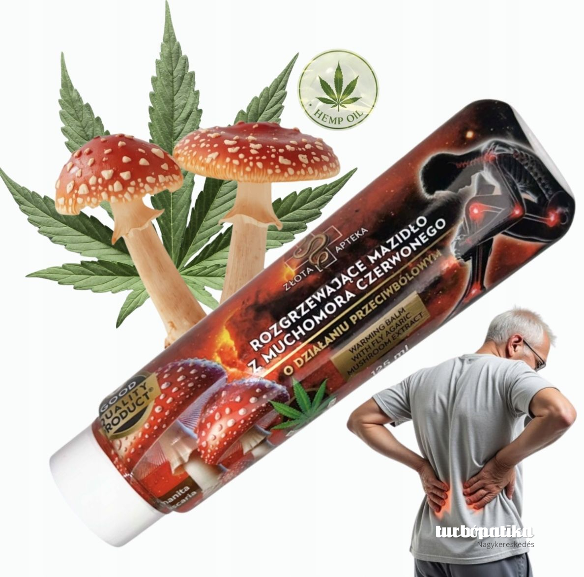 Editt Légyölő galóca kivonatot tartalmazó melegítő balzsam 125 ml