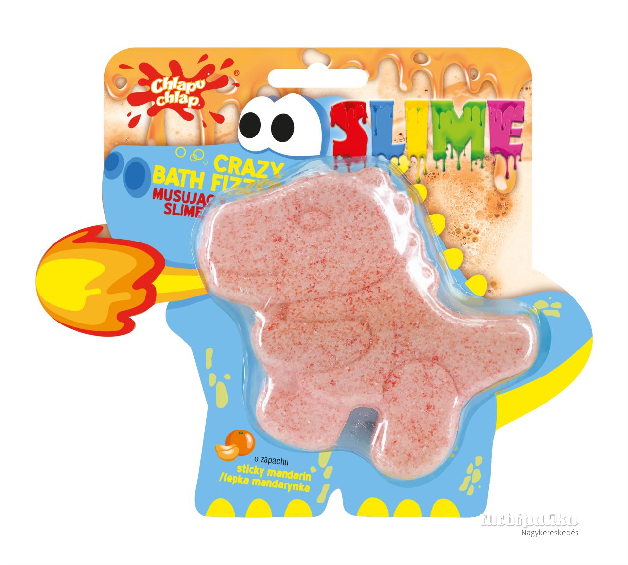 Chlapu Chlap dino alakú fürdőbomba 100g