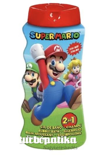 Super Mario habfürdő és sampon 475 ml
