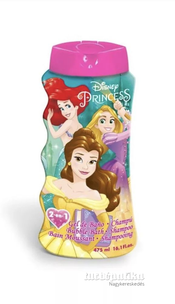 Disney Princess habfürdő és sampon 475 ml