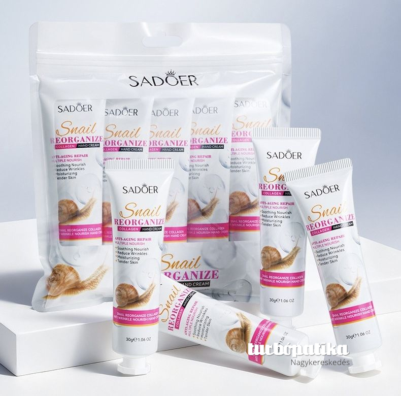 Sadoer kézkrém csiganyálas 30 g 5 db-os kiszerelés SD80783