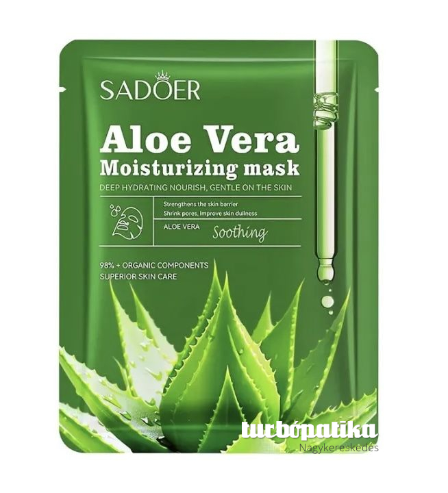 Sadoer Aloe vera fátyolmaszk 25 g Sadoer Aloe vera fátyolmaszk 25 g