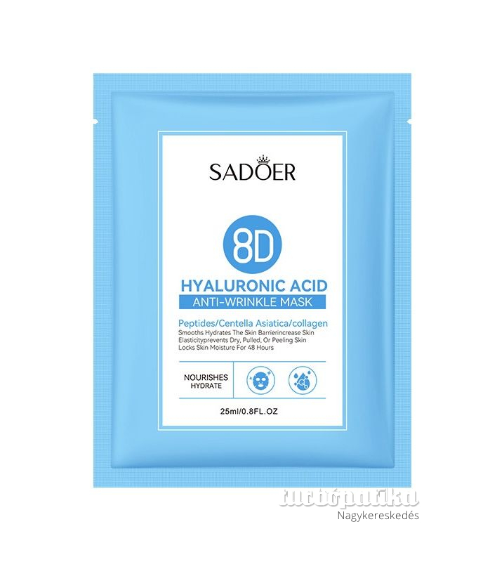 Sadoer 8D hialuronsavas hidratáló fátyolmaszk 25 g