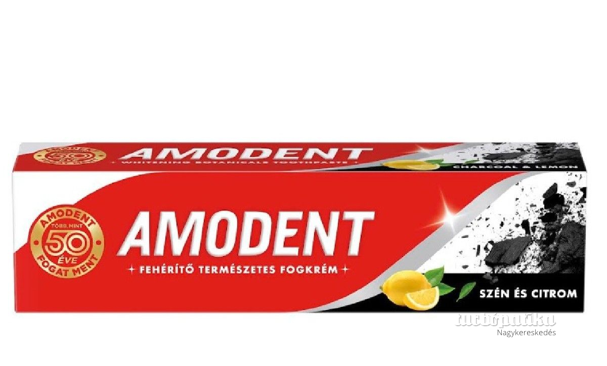 Amodent fogkrém 100 ml Szén és Citrom