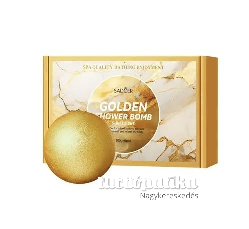 Sadoer gold fürdőbomba (100 gr x 6 db) SD79682 Sadoer gold fürdőbomba (100 gr x 6 db) SD79682