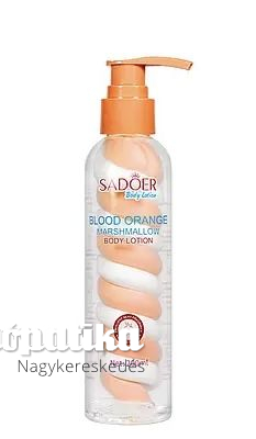 Sadoer testápoló 200 ml Narancs