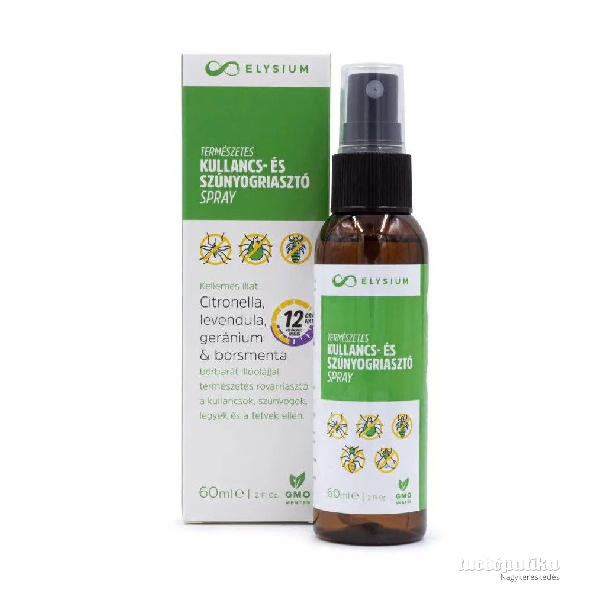 Elysium szúnyog és kullancsriasztó 60 ml spray