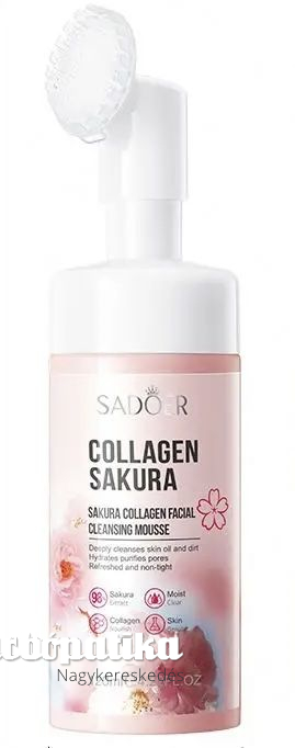 Sadoer kollagénes japáncseresznyés arctisztító hab 120 ml
