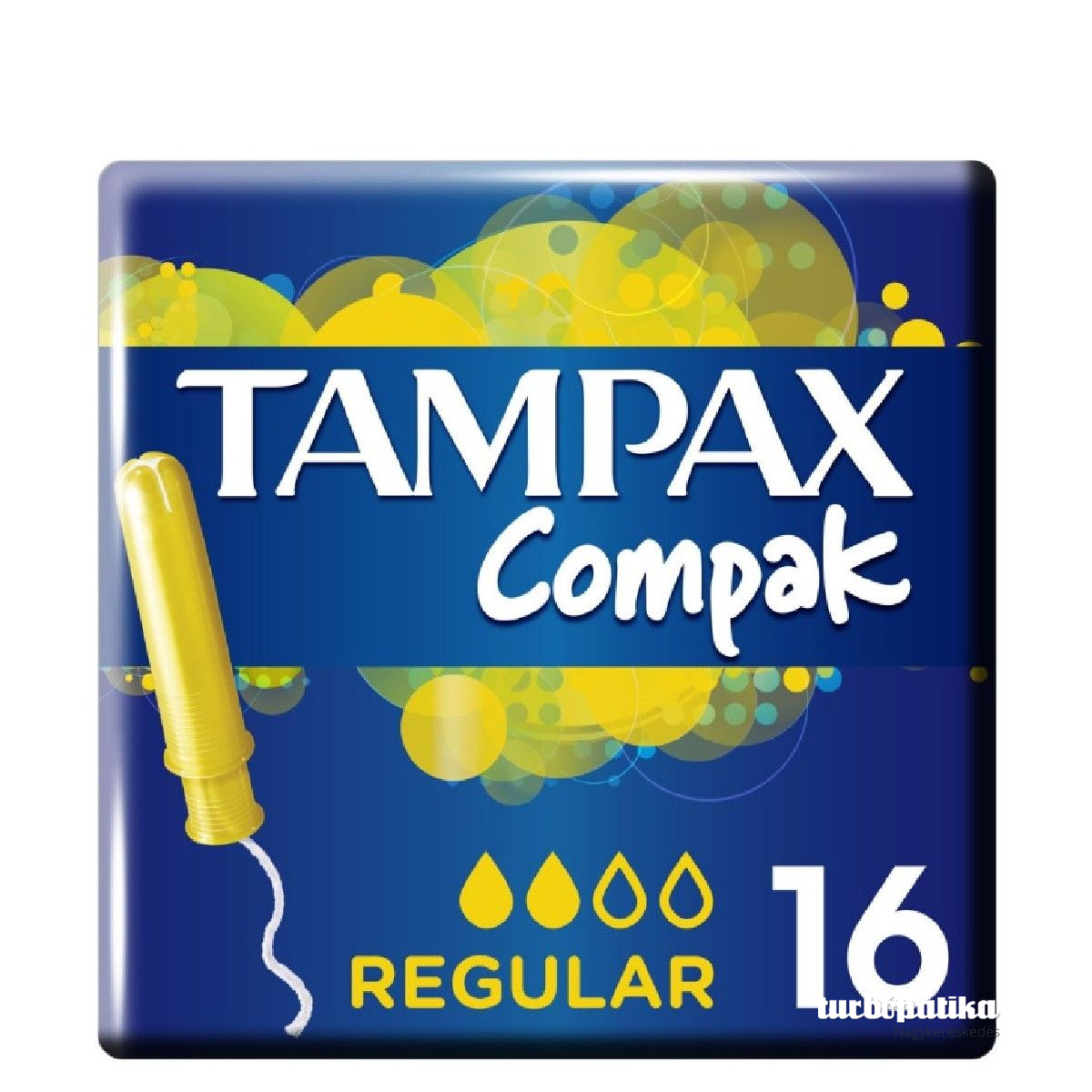Tampax Compak tampon egészségügyi applikátoros 16 db-os Regular Tampax Compak tampon egészségügyi applikátoros 16 db-os Regular
