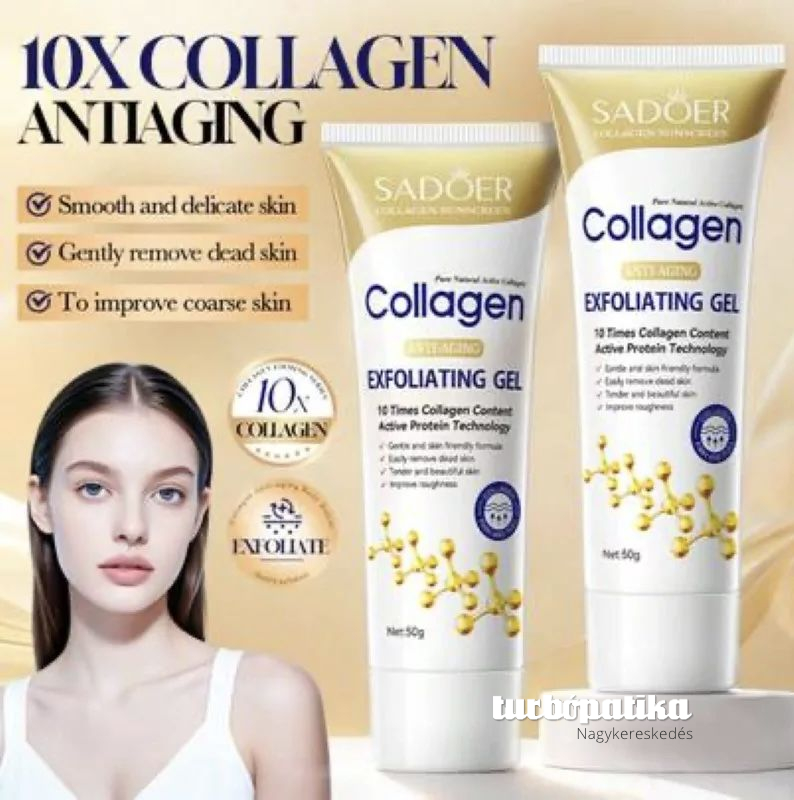 Sadoer kollagénes öregedésgátló hámlasztó arczselé 50 g SD00952 Sadoer kollagénes öregedésgátló hámlasztó arczselé 50 g SD00952