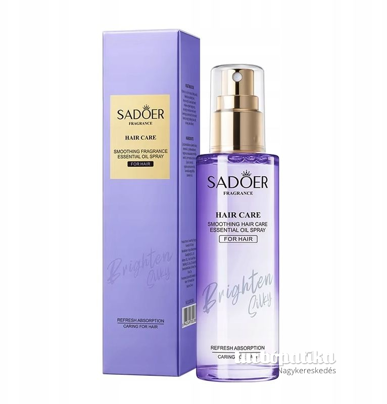 Sadoer hajápoló olaj spray 75 ml Tápláló, simító Sadoer hajápoló olaj spray 75 ml Tápláló, simító