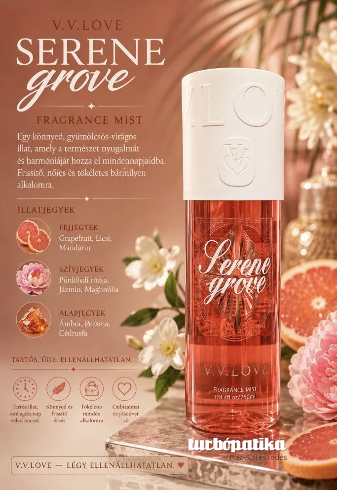  V.V. Love testpermet Serene grove (női illat) 250 ml VL9250-1 