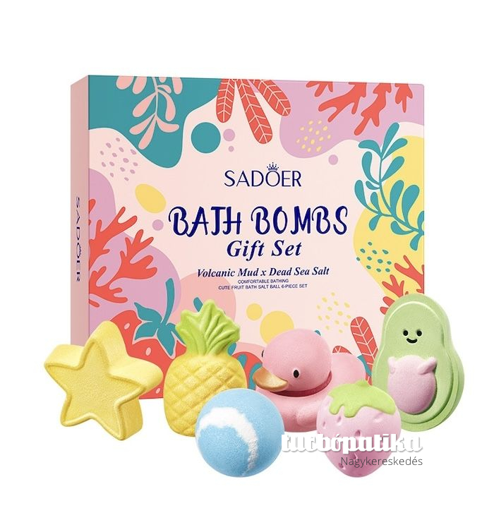 Sadoer fürdőbomba ajándékszett(120 gr x 6 db)
