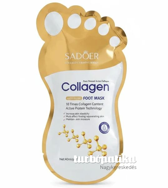 Sadoer lábmaszk 40 ml / pár Kollagénes öregedésgátló