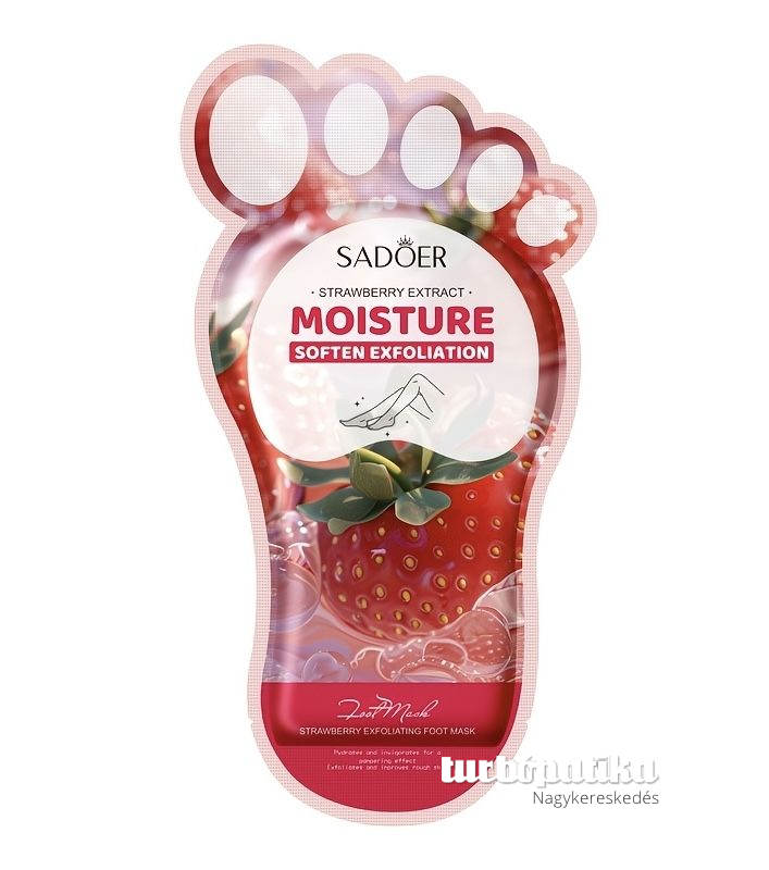 Sadoer lábmaszk 40 ml / pár Eper kivonat