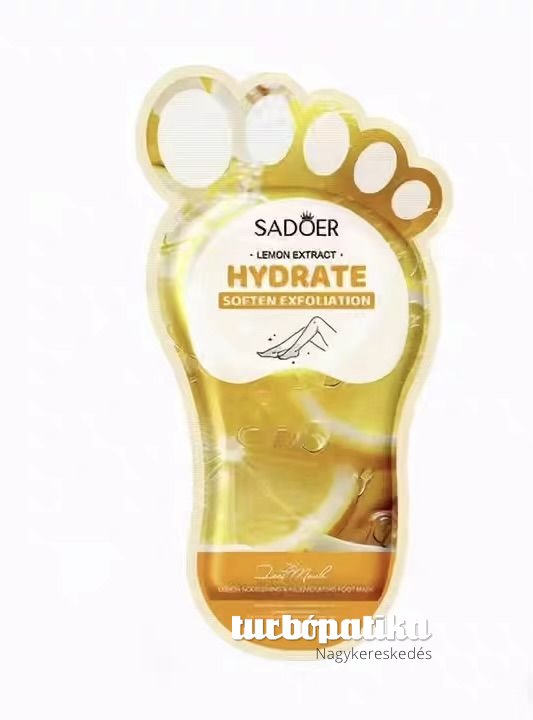 Sadoer lábmaszk 40 ml / pár Citrom kivonat