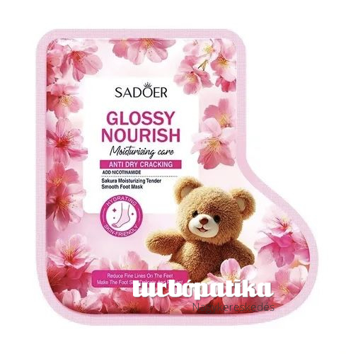 Sadoer lábmaszk 40 ml / pár Száraz, repedezettség ellen Sakura, nicotinamed