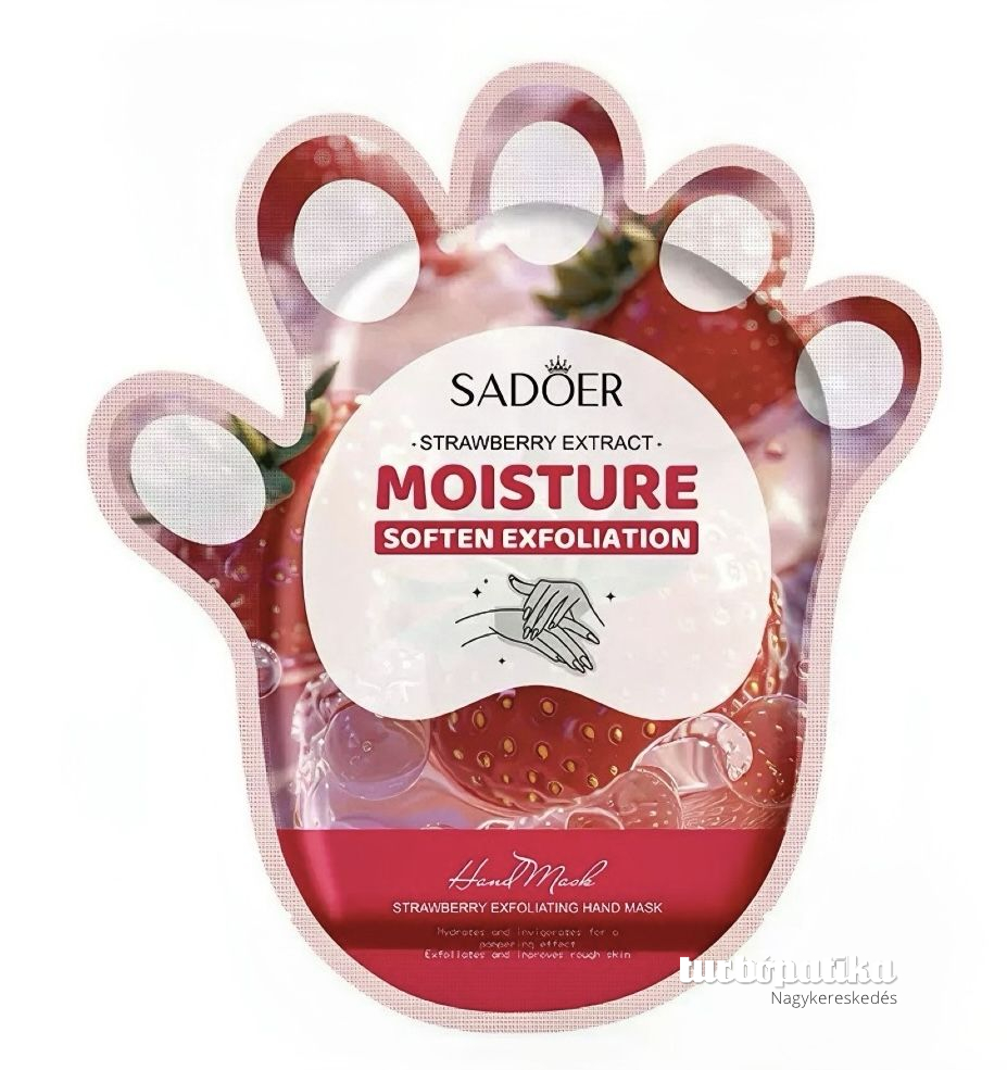 Sadoer kézmaszk 40 ml Eper kivonat Sadoer kézmaszk 40 ml Eper kivonat