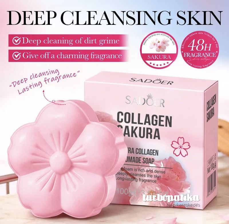 Sadoer japáncseresznyés szappan 100 g SD78111 Sadoer japáncseresznyés szappan 100 g SD78111