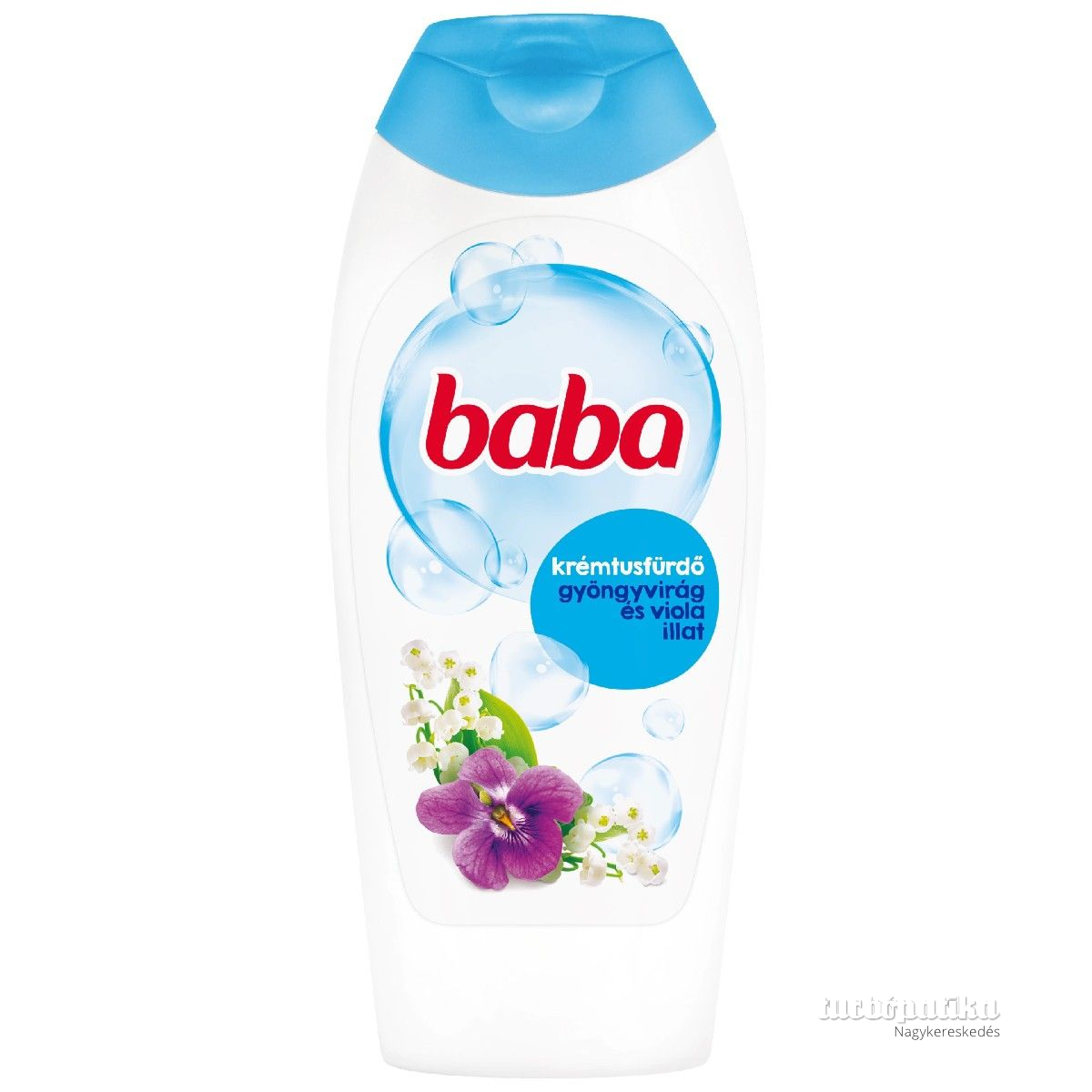 Baba tusfürdő 400 ml Gyöngyvirág és viola Baba tusfürdő 400 ml Gyöngyvirág és viola