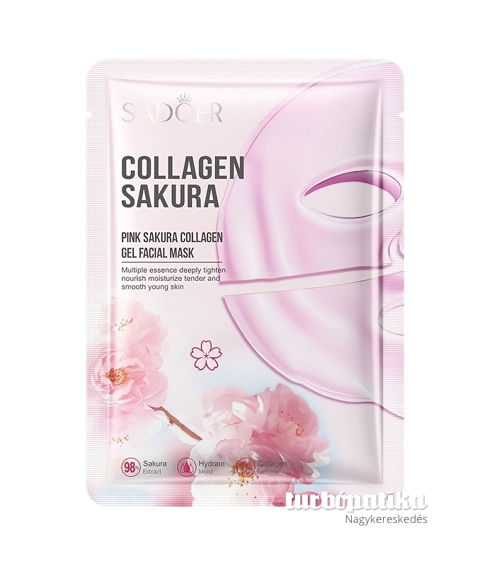 Sadoer kollagénes japáncseresznyés gél arcmaszk 30 ml SD03194