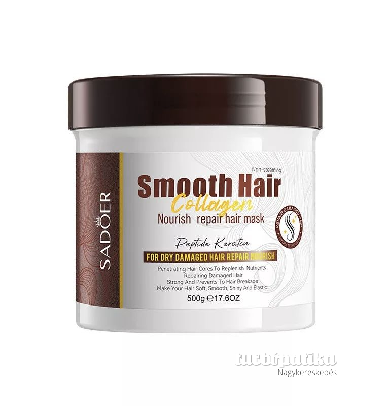 Sadoer kollagénes hajmaszk keratinnal 500 ml SD40206 Sadoer kollagénes hajmaszk keratinnal 500 ml SD40206