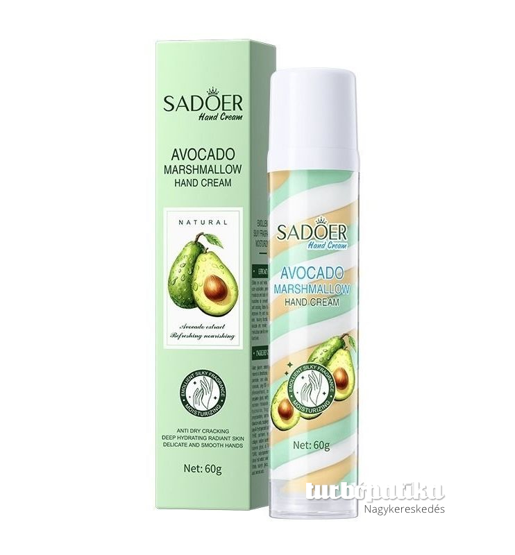 Sadoer tricolor kézkrém avokádó illat 60 g SD10656 Sadoer tricolor kézkrém avokádó illat 60 g SD10656