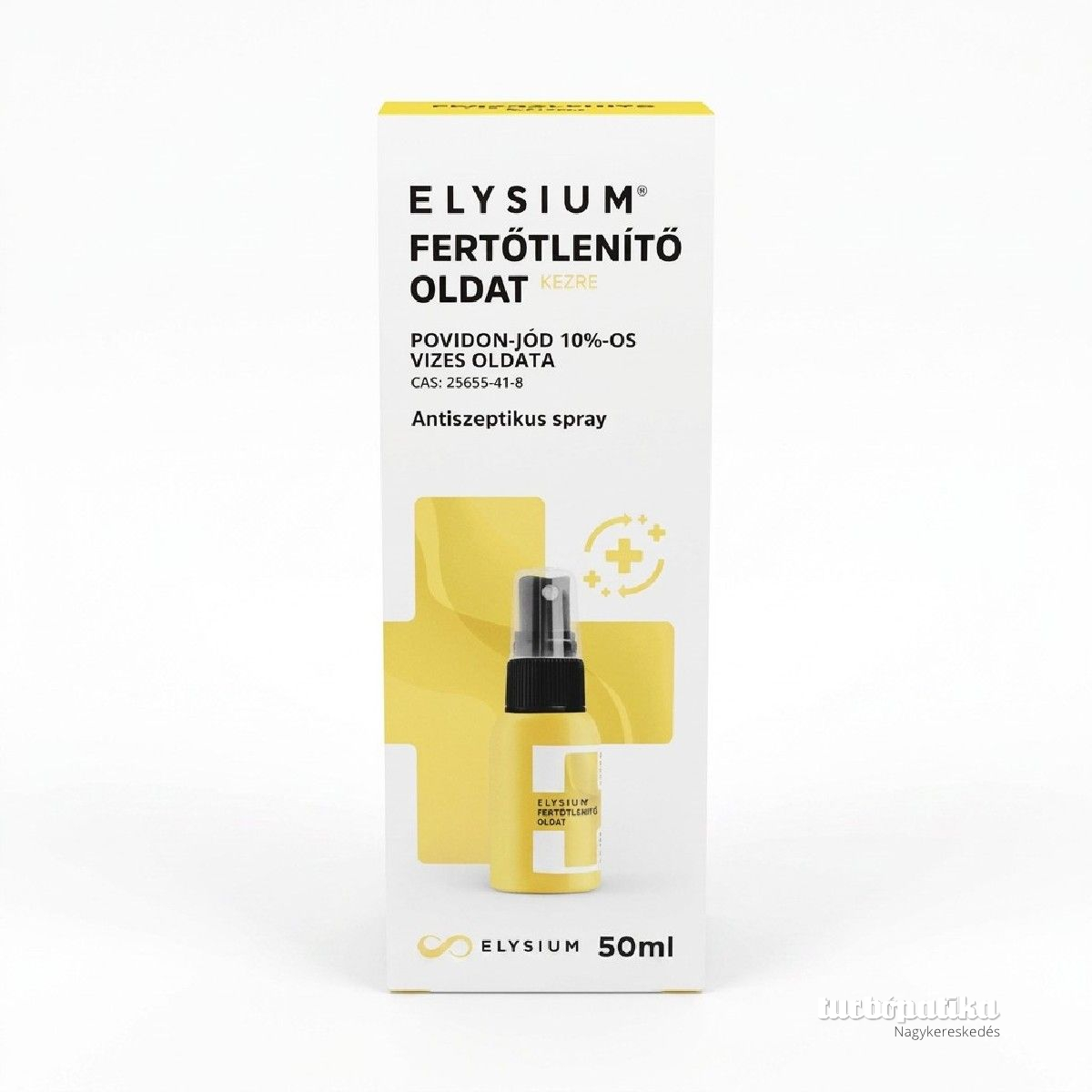 Elysium povidon-jód 10 %-os 50 ml fertőtlenítő oldat (SEELYKOD50)
