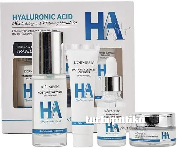 Kormesic hidratáló hyaluronsavas arcáoló szett 4 db-os KMC 22318 Kormesic hidratáló hyaluronsavas arcáoló szett 4 db-os KMC 22318