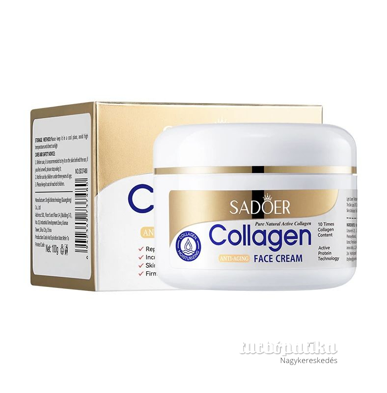 Sadoer kollagénes öregedésgátló arckrém 60 g SD51936 Sadoer kollagénes öregedésgátló arckrém 60 g SD51936