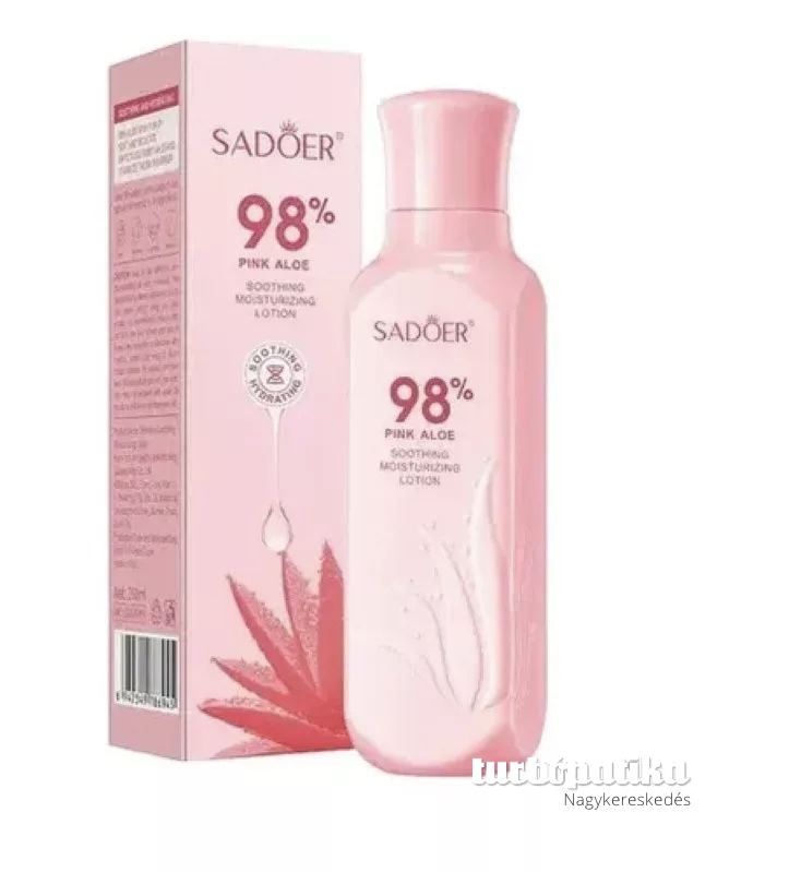 Sadoer arcápoló 98% pink aloe kivonattal 160 ml SD86945 Sadoer arcápoló 98% pink aloe kivonattal 160 ml SD86945