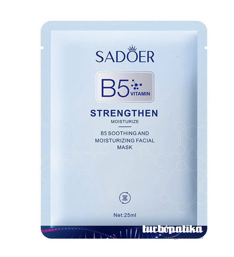 Sadoer hidratáló B5-vitaminos fátyolmaszk 25 g SD39804 Sadoer hidratáló B5-vitaminos fátyolmaszk 25 g SD39804