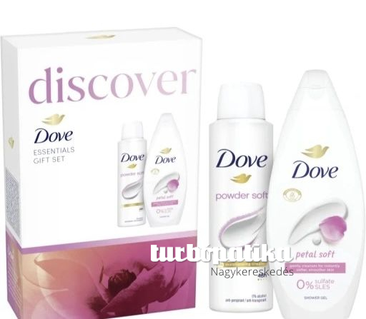 Dove ajándékcsomag Petal Soft (tusfürdő + dezodor) Dove ajándékcsomag Petal Soft (tusfürdő + dezodor)