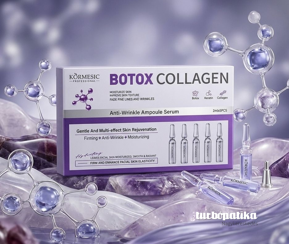 Kormesic Botox Collagén ránctalanító ampulla szérum 2ml x 5 db Kormesic Botox Collagén ránctalanító ampulla szérum 2ml x 5 db