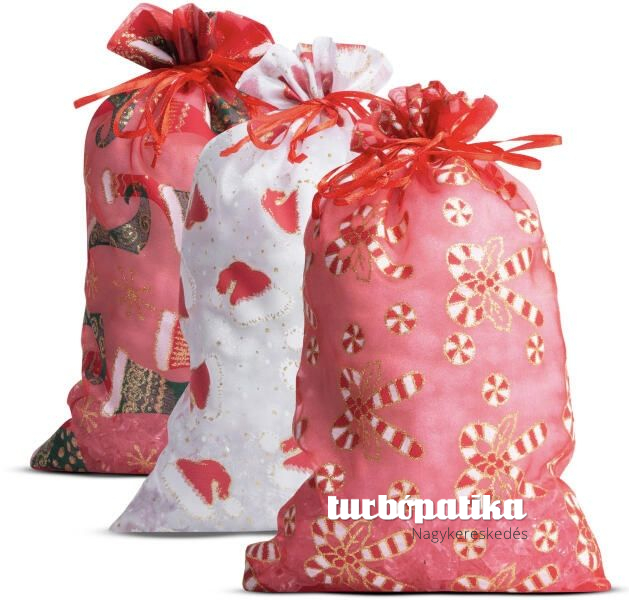Ajándéktasak organza - 3 féle 20x30 cm 1 db Ajándéktasak organza - 3 féle 20x30 cm 1 db